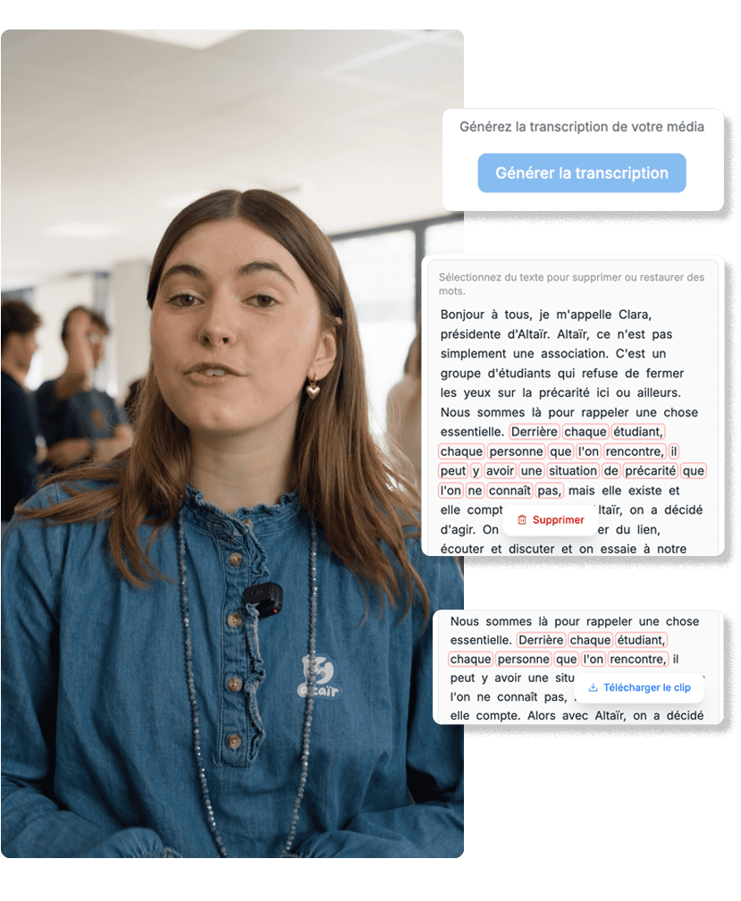 Script et transcription